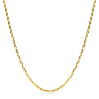 Pori Jeweler 925 Sterling Silver Miami Cuban Chain Necklace 1.9mm 16-24 Inches