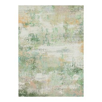 Low Pile Area Rugs for Living Room, Soft Carpet for Bedroom Dining Room, Non Slip Backing,Washable