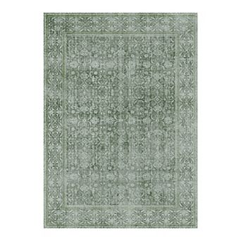 Low Pile Area Rugs for Living Room, Soft Carpet for Bedroom Dining Room, Non Slip Backing,Washable