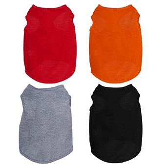 Sleeveless Pet T Shirt Set