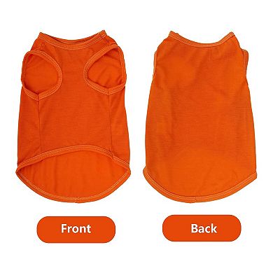 Sleeveless Pet T Shirt Set