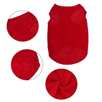 Sleeveless Pet T Shirt Set