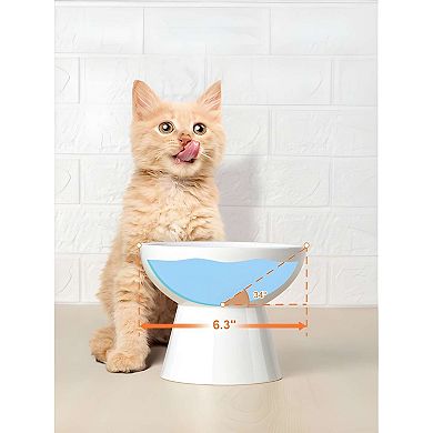 Extra Wide Raised Pet Bowl