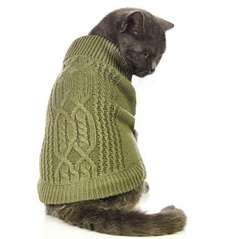 Warm Knitted Cat Pullover