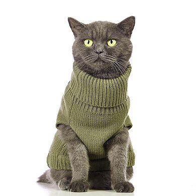 Warm Knitted Cat Pullover