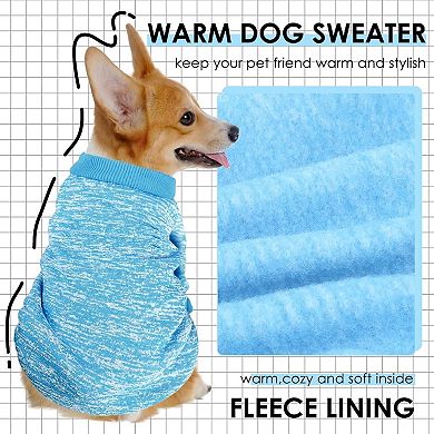 Warm Fleece Pet Sweater Set
