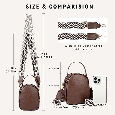 Small Crossbody Bag for Women with Handle and Adjustable Strap, Cell Phone Purse Cross body