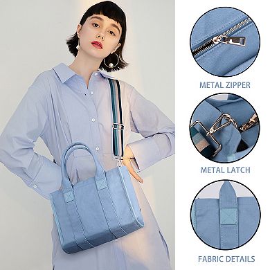 Canvas Tote Bag for Women Top Handle Handbag Crossbody Tote Bag for Women