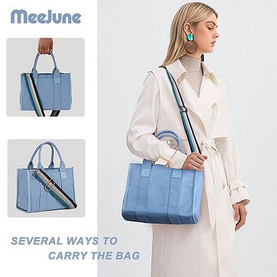 Canvas Tote Bag for Women Top Handle Handbag Crossbody Tote Bag for Women