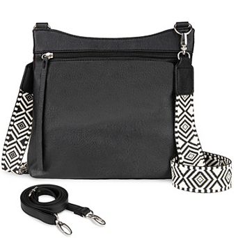 Crossbody Bags for Women with 2 Adjustable Straps Multi Pocket Small Cross body Purse