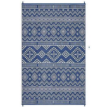 Garvee Boho Reversible Outdoor Rug for Patio Picnic UV Resistant Waterproof Mat for Beach RV