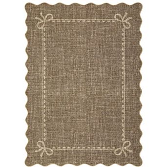 Contemporary Area Rug Machine Washable Non Shedding Pet Friendly Stain Resistant Carpet for Bedroom