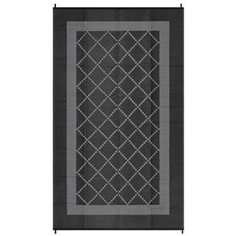 Modern Outdoor Area Rug Washable Waterproof Portable Stain Resistant Mat for Balcony Picnic
