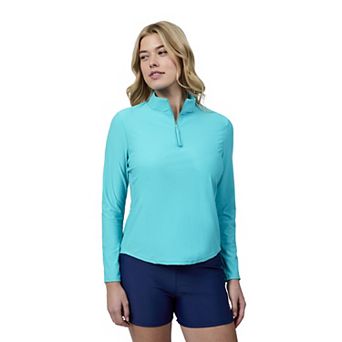 Free Country Women's Sun Breeze 1/2 Zip Sunshirt