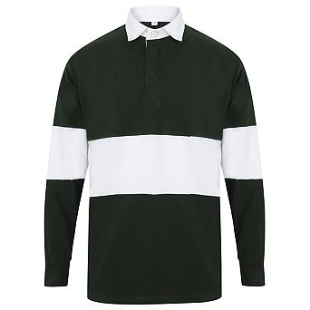 Front Row Adults Unisex Panelled Tag Free Rugby Shirt