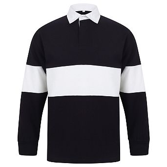 Front Row Adults Unisex Panelled Tag Free Rugby Shirt