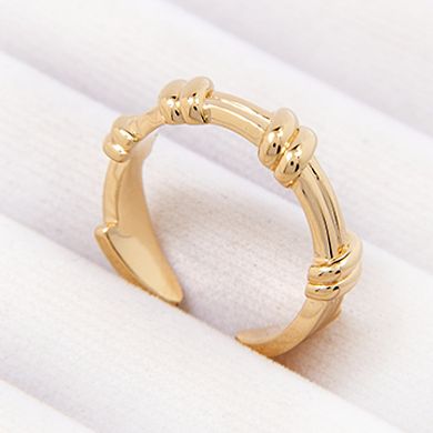 Belinda Jewelz 18k Gold Plated Vermeil Chunky Barbed Wire Ring
