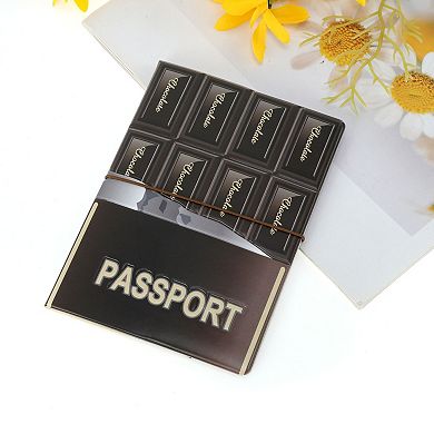 Chocolate Passport Holder Brown 1 Pc