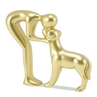 1 pc Dog Statue Decorations, Cute Dog Decor for Office, Living Room, Bedroom