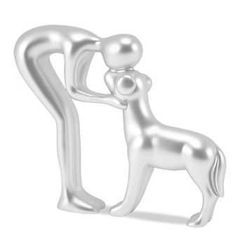 1 pc Dog Statue Decorations, Cute Dog Decor for Office, Living Room, Bedroom, Home