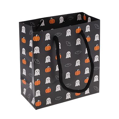 4Pcs Pumpkin Gift Bags in Black and White for All Occasions