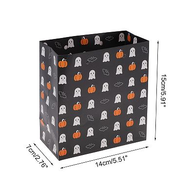 4Pcs Pumpkin Gift Bags in Black and White for All Occasions