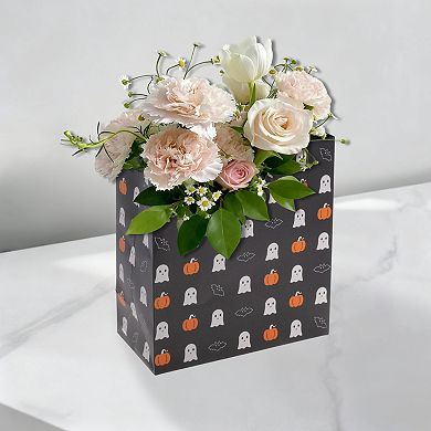 4Pcs Pumpkin Gift Bags in Black and White for All Occasions