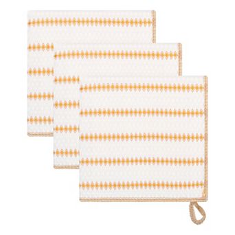 3 pc Wood Fiber Super Absorbent Cleaning Towel, No Oil Cleaning Cloth for Kitchen 12" x 12"