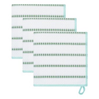 3 pc Wood Fiber Super Absorbent Cleaning Towel, No Oil Cleaning Cloth for Kitchen 12" x 12"