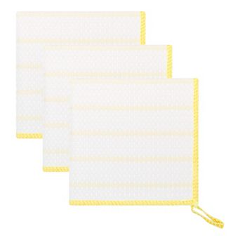 3 pc Wood Fiber Super Absorbent Cleaning Towel, No Oil Cleaning Cloth for Kitchen 12" x 12"