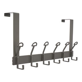 1 Pack Coat Rack Wall Mount, Coat Hook Hat Rack Wall Hooks for Hanging with 6 Hooks