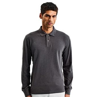 Asquith & Fox Mens Classic Fit Long Sleeved Polo Shirt