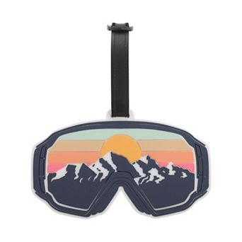 1 pc Glasses Luggage Tag for Travelling Navy Blue