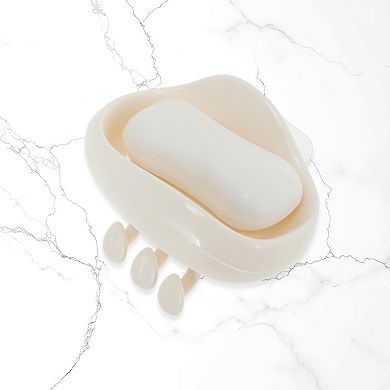 Cloud Soap Dish for Bathroom Beige 1 Pc