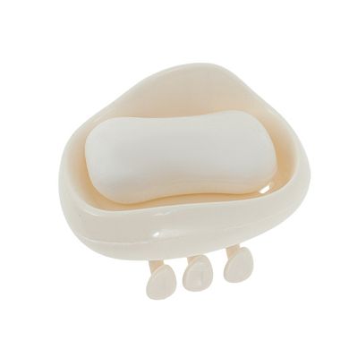 Cloud Soap Dish for Bathroom Beige 1 Pc