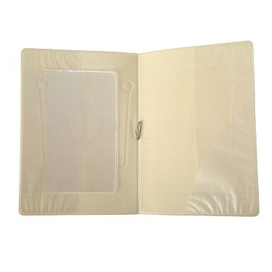 Cowboy Style Passport Holder Navy Blue White 1 Pc