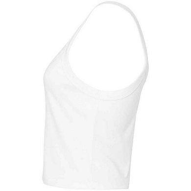 Bella + Canvas Womens/Ladies Plain Micro-Rib Spaghetti Strap Tank Top