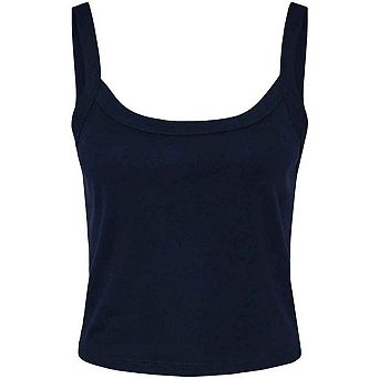 Bella + Canvas Womens/Ladies Plain Micro-Rib Spaghetti Strap Tank Top