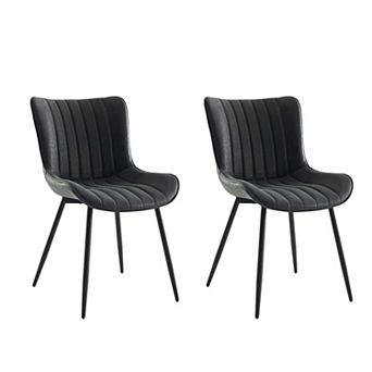 Set of 2 Mid-Century Modern Dining Chairs