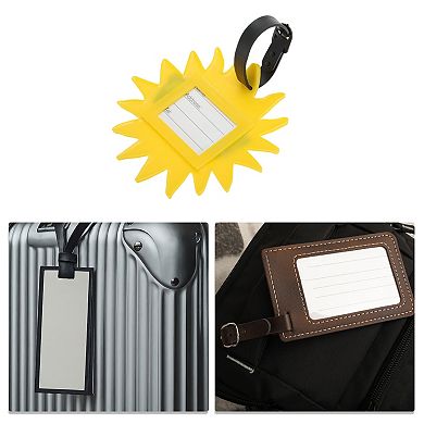 1 Pc Sun Luggage Tag for Travelling Yellow