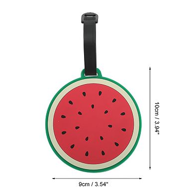 1 Pc Watermelon Luggage Tag for Travelling Red