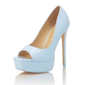 Peep Toe Platform Stiletto High Heel Pump