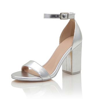 Ankle Strap Block Heel Sandal with Open Toe