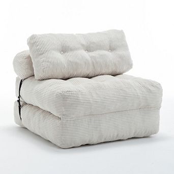 Convertible Folding Sofa Bed with Pillow, Floor Lounge for Small Spaces