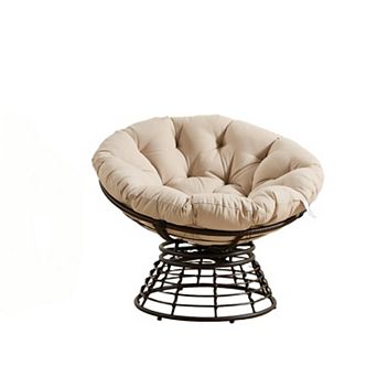 360° Papasan Chair with Thick Cushion