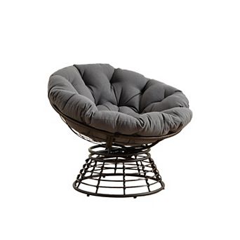 360° Papasan Chair with Thick Cushion