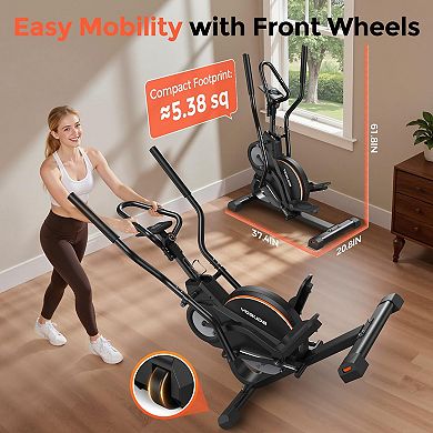 FED FITNESS Elliptical Machine, 3-in-1 (Elliptical + Cardio Climber + Stair Stepper)