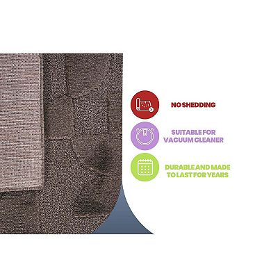 Geometric High-Low Area Rug - 6.7x9