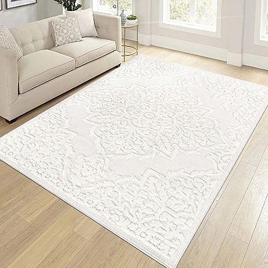 Trellis High-Low Area Rug - 9x12