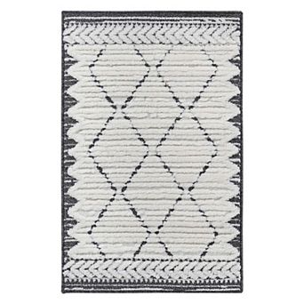 Trellis High-Low Area Rug - 2x3